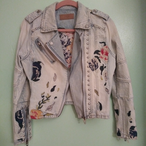 SOLD.  BLANKNYC Light Denim Jacket Small - Picture 12 of 14